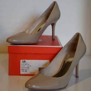 Coach Nala Patent Heel in Cappuccino